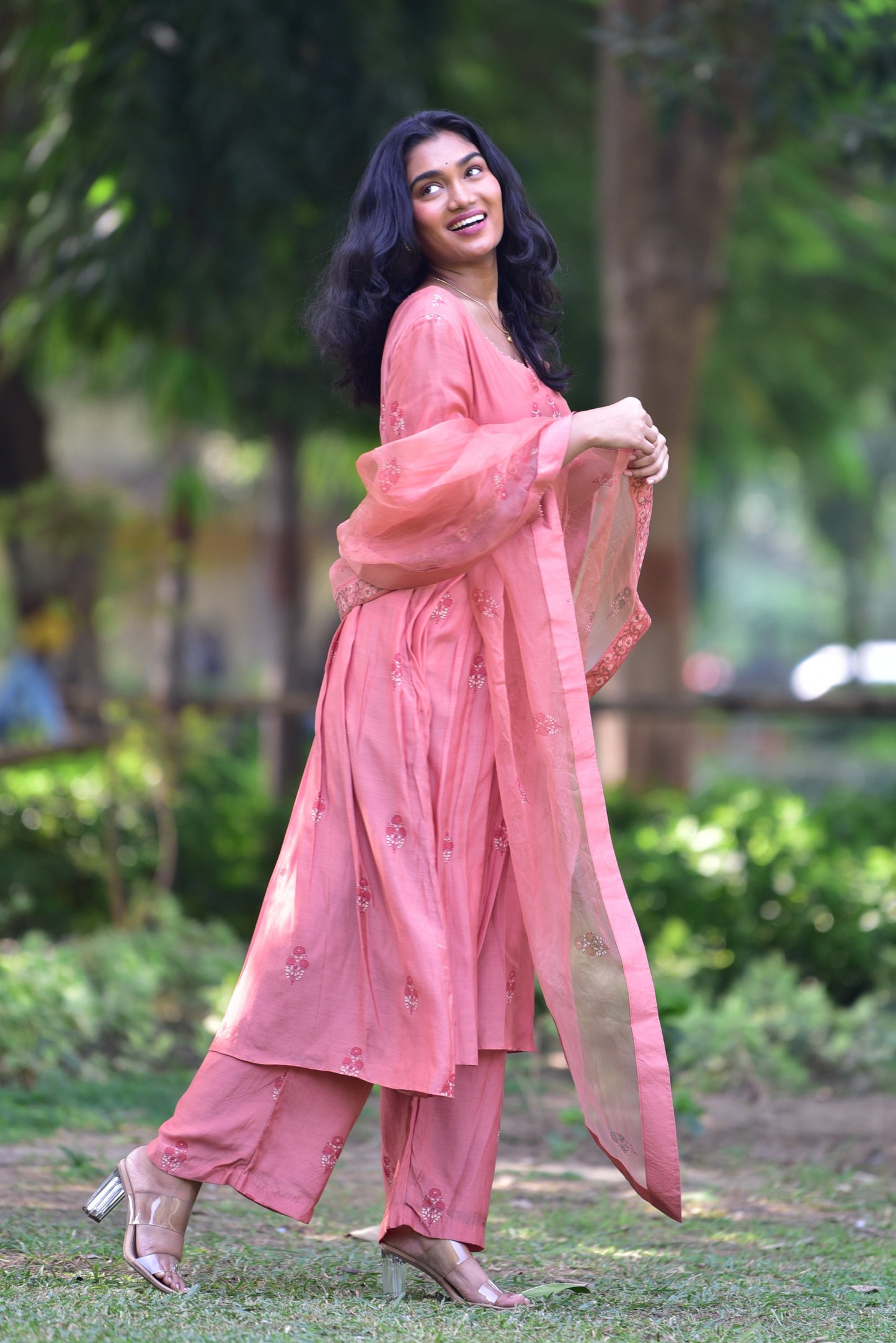 dark-pink-cotton-silk-printed-suit-with-organza-dupatta