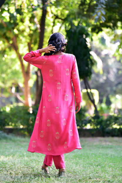 dark-pink-cotton-coord-set-with-dupatta