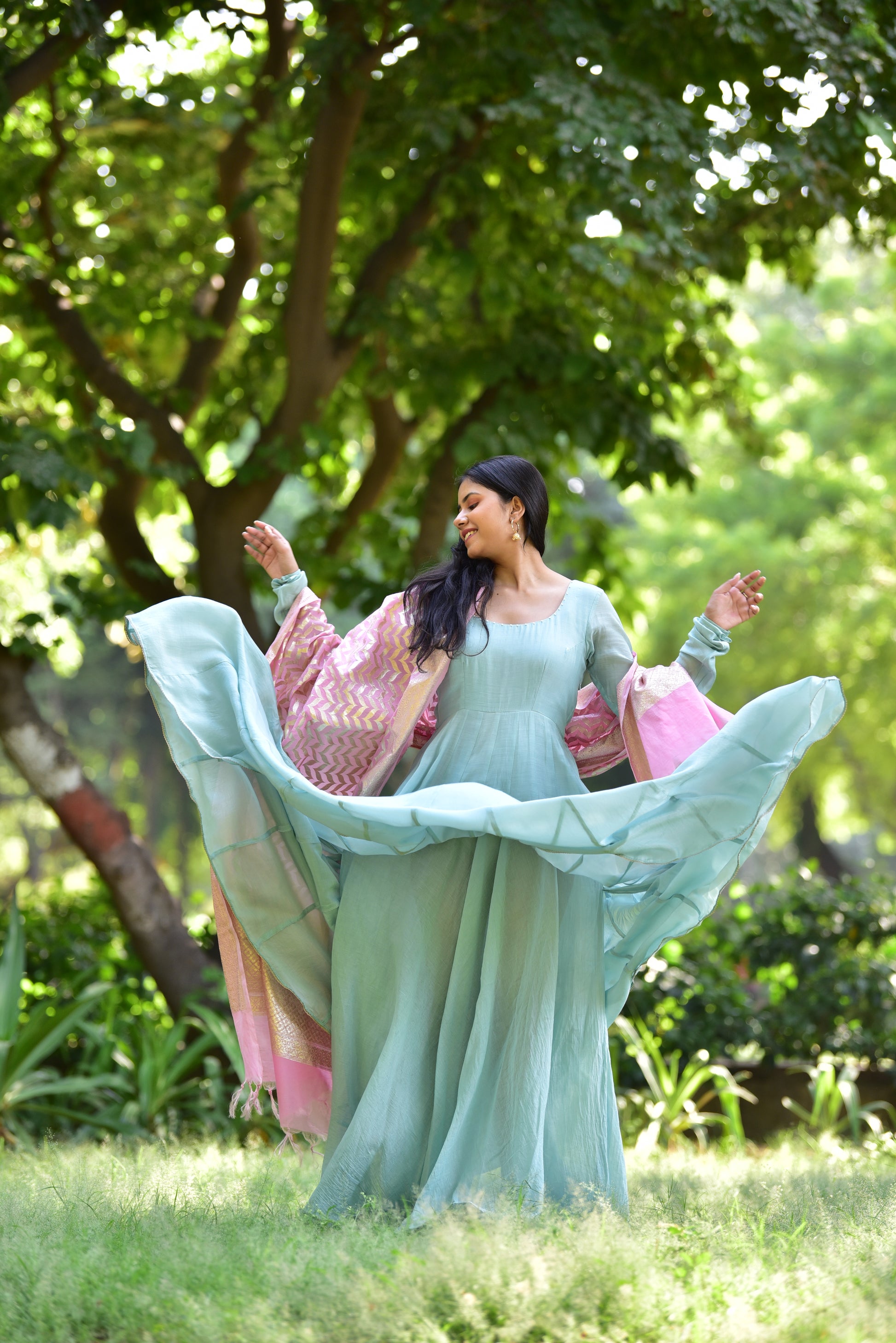 gheredar-sky-blue-full-length-anarkali-style-kurta-designer-wear